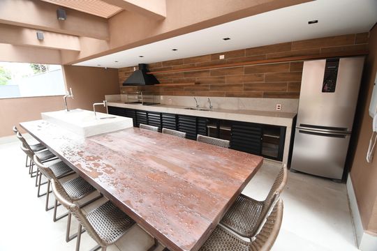 Área comum - Churrasqueira de apartamento à venda com 1 quarto, 36m² em Botafogo, Campinas
