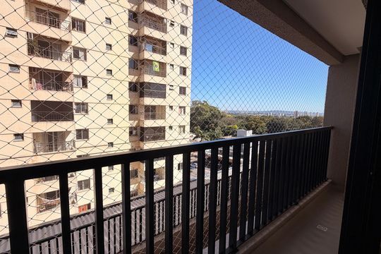 Varanda de apartamento para alugar com 1 quarto, 49m² em Parque Amazonia, Goiânia