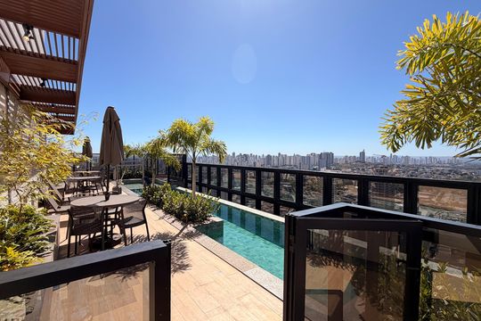 Área comum de apartamento para alugar com 1 quarto, 49m² em Parque Amazonia, Goiânia