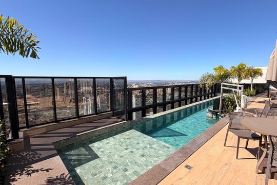 Área comum de apartamento para alugar com 1 quarto, 49m² em Parque Amazonia, Goiânia