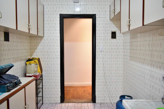 Cozinha de apartamento à venda com 2 quartos, 110m² em Mirandópolis, São Paulo