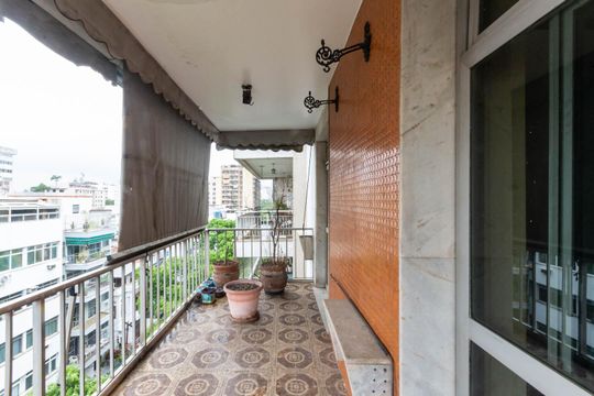 Varanda da Sala de apartamento para alugar com 3 quartos, 133m² em Maracanã, Rio de Janeiro