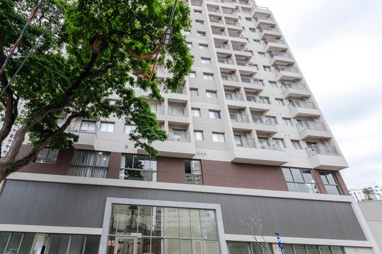 Fachada de kitnet/studio à venda com 1 quarto, 25m² em Santo Amaro, São Paulo