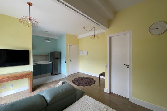 Quarto 1 de apartamento para alugar com 1 quarto, 55m² em Granja Viana, Cotia