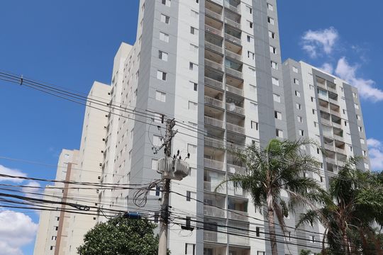 Fachada do bloco de apartamento à venda com 2 quartos, 73m² em Jardim, Santo André