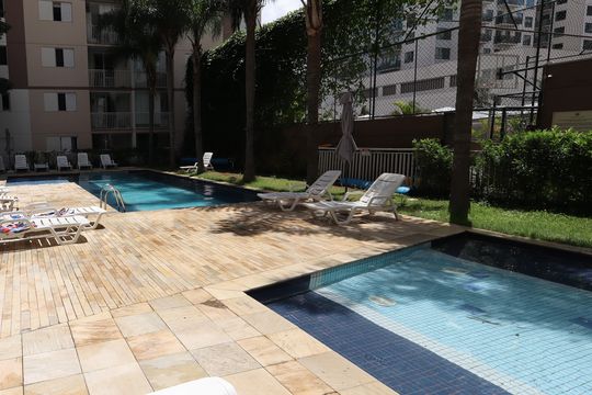 Área comum - Piscina de apartamento à venda com 2 quartos, 73m² em Jardim, Santo André
