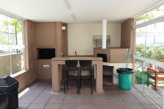 Área comum - Churrasqueira de apartamento à venda com 2 quartos, 73m² em Jardim, Santo André