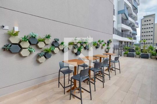 Área comum de kitnet/studio à venda com 0 quarto, 27m² em Santo Amaro, São Paulo