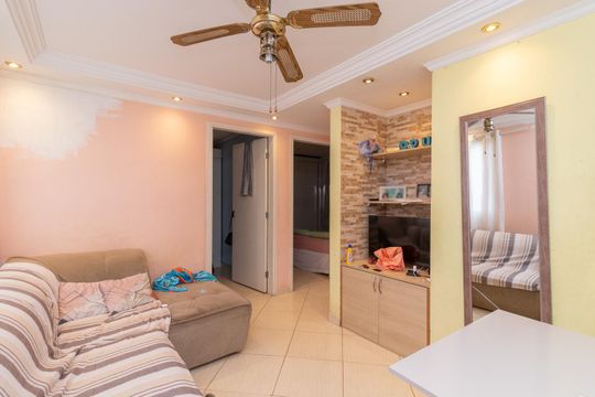 Sala de apartamento à venda com 2 quartos, 50m² em Jardim Maringa, São Paulo