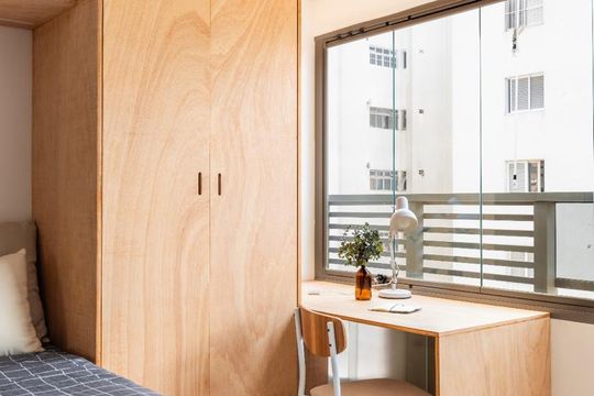 Quarto de apartamento para alugar com 1 quarto, 29m² em Itaim Bibi, São Paulo