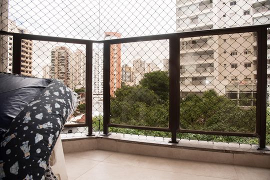 Varanda da Suíte de apartamento à venda com 3 quartos, 98m² em Chácara Inglesa, São Paulo