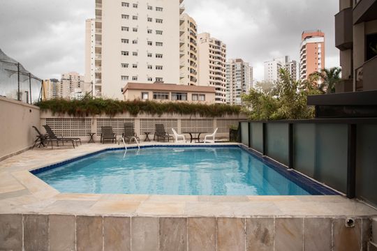 Área comum - Piscina de apartamento à venda com 3 quartos, 98m² em Chácara Inglesa, São Paulo