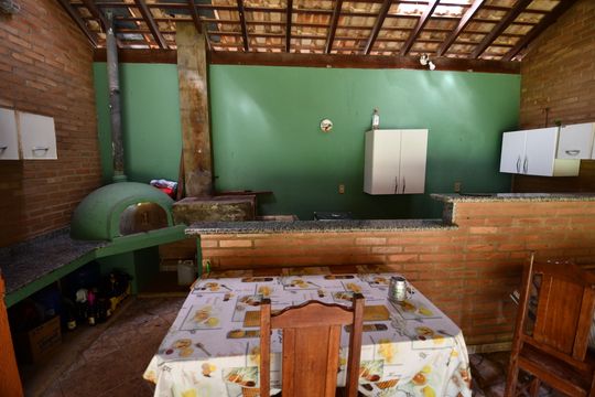 Cozinha de casa à venda com 1 quarto, 1400m² em Bosque das Palmeiras, Campinas