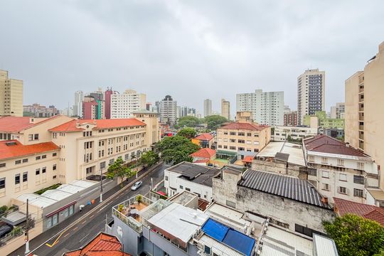 Vista da Varanda de kitnet/studio à venda com 1 quarto, 29m² em Vila Mariana, São Paulo