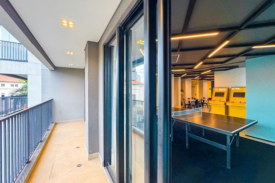 Salão de Jogos de kitnet/studio à venda com 1 quarto, 29m² em Vila Mariana, São Paulo