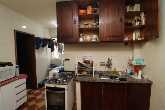 Cozinha de apartamento à venda com 2 quartos, 80m² em Bancários, Rio de Janeiro
