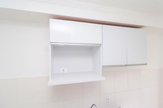 Cozinha - Armários de apartamento à venda com 2 quartos, 44m² em Artur Alvim, São Paulo