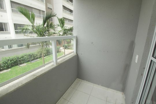 Varanda da Sala de kitnet/studio para alugar com 2 quartos, 51m² em Jardim Monte Libano, Santo André
