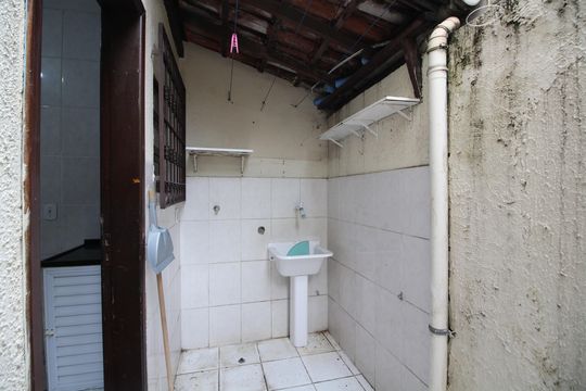 Área de Serviço de casa de condomínio à venda com 2 quartos, 57m² em Taquara, Rio de Janeiro