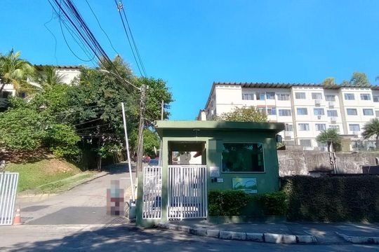 Fachada de apartamento à venda com 2 quartos, 49m² em Jacarepaguá, Rio de Janeiro