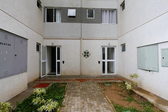 Fachada do bloco de apartamento à venda com 2 quartos, 50m² em Palmeiras, Belo Horizonte