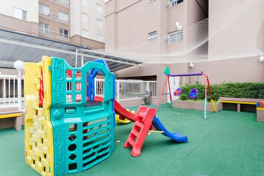 Área comum - Playground de apartamento para alugar com 2 quartos, 55m² em Parque Erasmo Assunção, Santo André