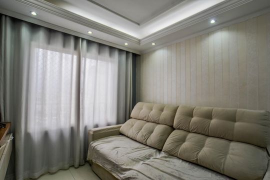 Sala de apartamento para alugar com 2 quartos, 55m² em Parque Erasmo Assunção, Santo André