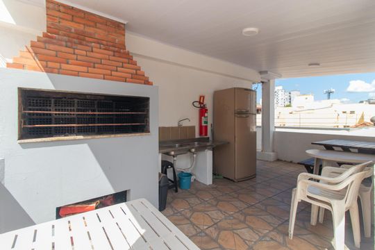 Área comum - Churrasqueira de apartamento à venda com 3 quartos, 80m² em Centro Histórico, Porto Alegre