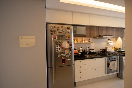 Cozinha e Área de Serviço de apartamento à venda com 2 quartos, 63m² em Vila Guilherme, São Paulo