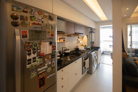 Cozinha e Área de Serviço de apartamento à venda com 2 quartos, 63m² em Vila Guilherme, São Paulo