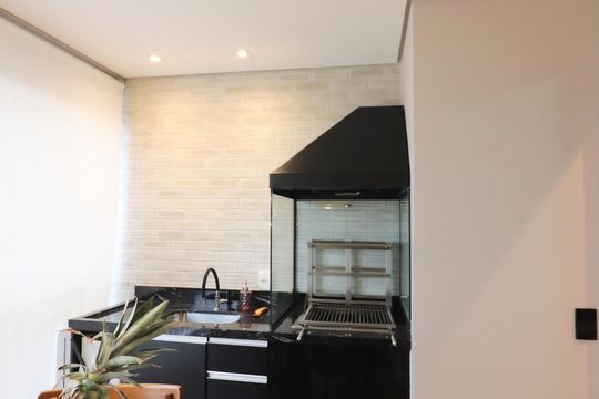 Varanda gourmet de apartamento à venda com 2 quartos, 74m² em Jardim Paramount, São Bernardo do Campo