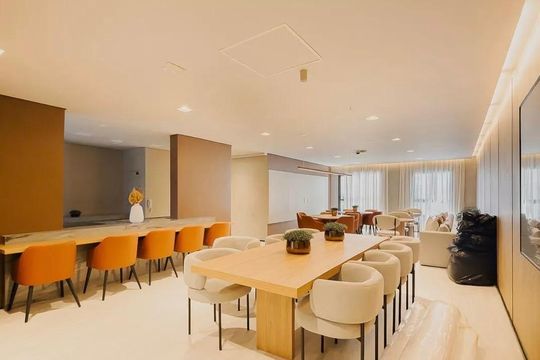 Área comum de kitnet/studio à venda com 1 quarto, 27m² em Pinheiros, São Paulo
