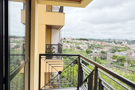 Varanda da Sala 1 de apartamento para alugar com 3 quartos, 74m² em Jardim Esmeralda, São Paulo