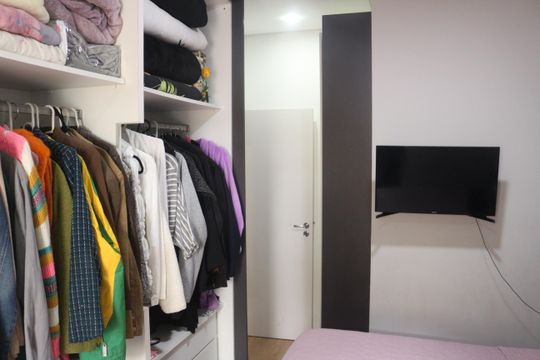 Suíte de apartamento à venda com 2 quartos, 110m² em Barcelona, São Caetano do Sul