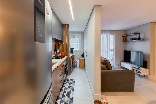 Cozinha de apartamento para alugar com 2 quartos, 50m² em Cambuci, São Paulo