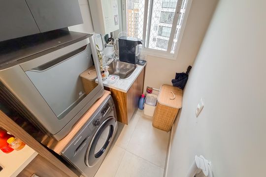 Área de Serviço de apartamento para alugar com 2 quartos, 50m² em Cambuci, São Paulo