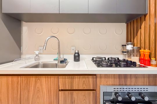 Cozinha de apartamento para alugar com 2 quartos, 50m² em Cambuci, São Paulo