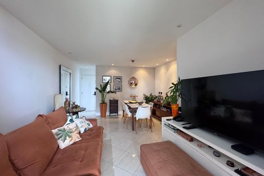 Sala de apartamento à venda com 3 quartos, 97m² em Recreio dos Bandeirantes, Rio de Janeiro