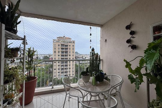 Varanda de apartamento à venda com 3 quartos, 97m² em Recreio dos Bandeirantes, Rio de Janeiro