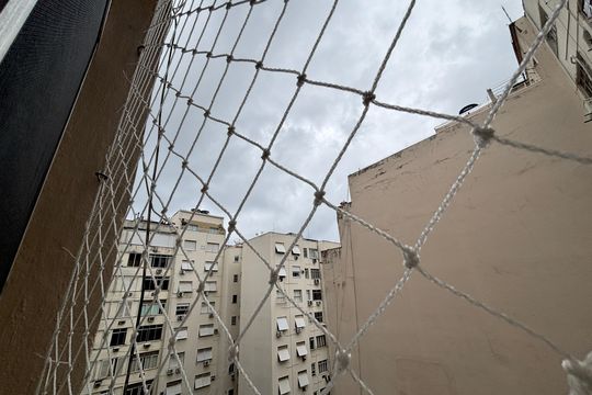 Sala - vista de apartamento à venda com 2 quartos, 85m² em Copacabana, Rio de Janeiro