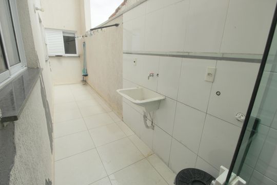 Área de Serviço de apartamento à venda com 3 quartos, 75m² em Vila Curuçá, Santo André