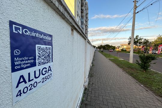 Placa de apartamento à venda com 2 quartos, 56m² em Santo Afonso, Novo Hamburgo