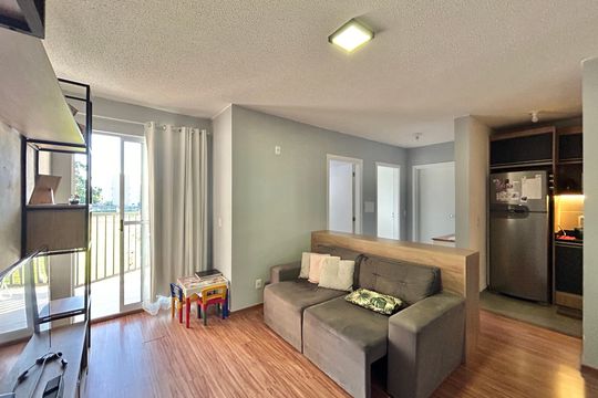 Sala de apartamento à venda com 2 quartos, 56m² em Santo Afonso, Novo Hamburgo