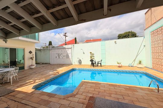 Quintal com Piscina de casa à venda com 5 quartos, 270m² em Jardim Paulista I, Jundiaí
