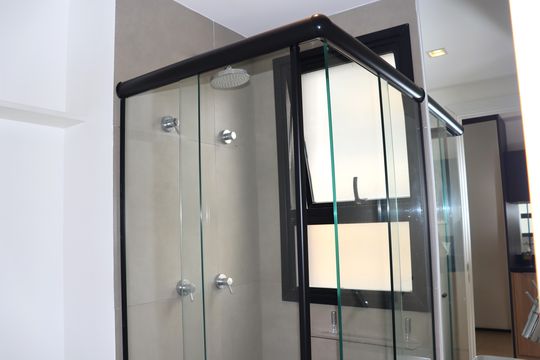 Banheiro de kitnet/studio à venda com 1 quarto, 29m² em Bela Vista, São Paulo