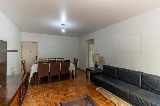 Sala de apartamento à venda com 3 quartos, 128m² em Consolação, São Paulo