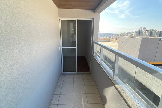 varanda de apartamento à venda com 2 quartos, 55m² em Buritis, Belo Horizonte