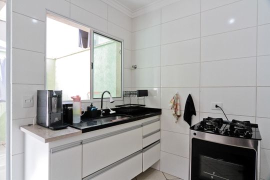 Cozinha de casa de condomínio à venda com 3 quartos, 80m² em Vila Mangalot, São Paulo