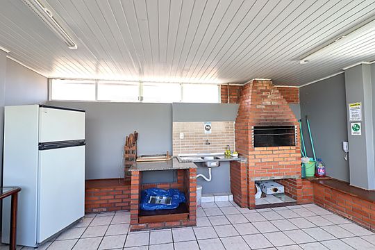 Área comum - Salão de festas de apartamento à venda com 2 quartos, 50m² em Floresta, Porto Alegre