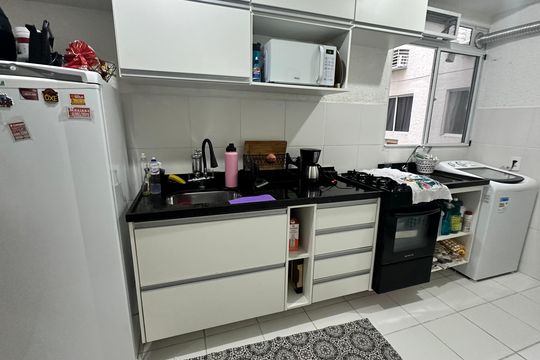 Cozinha de apartamento para alugar com 2 quartos, 43m² em Recreio dos Bandeirantes, Rio de Janeiro